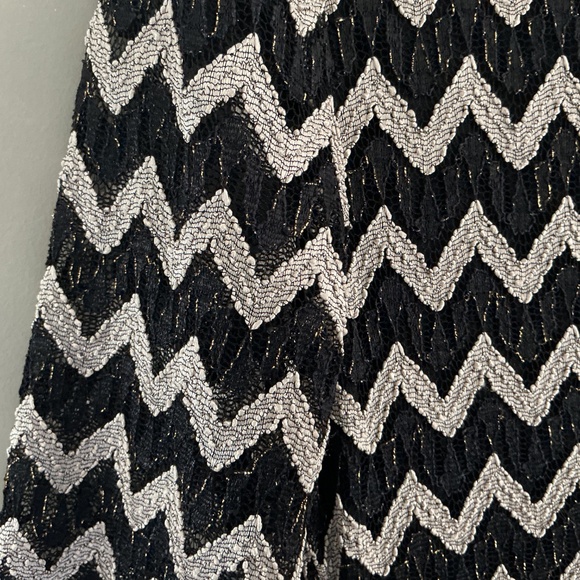 Connected Apparel M Dress metallic 3/4 Sleeves Glam Sexy Holidays Quiet Luxe - Picture 5 of 9